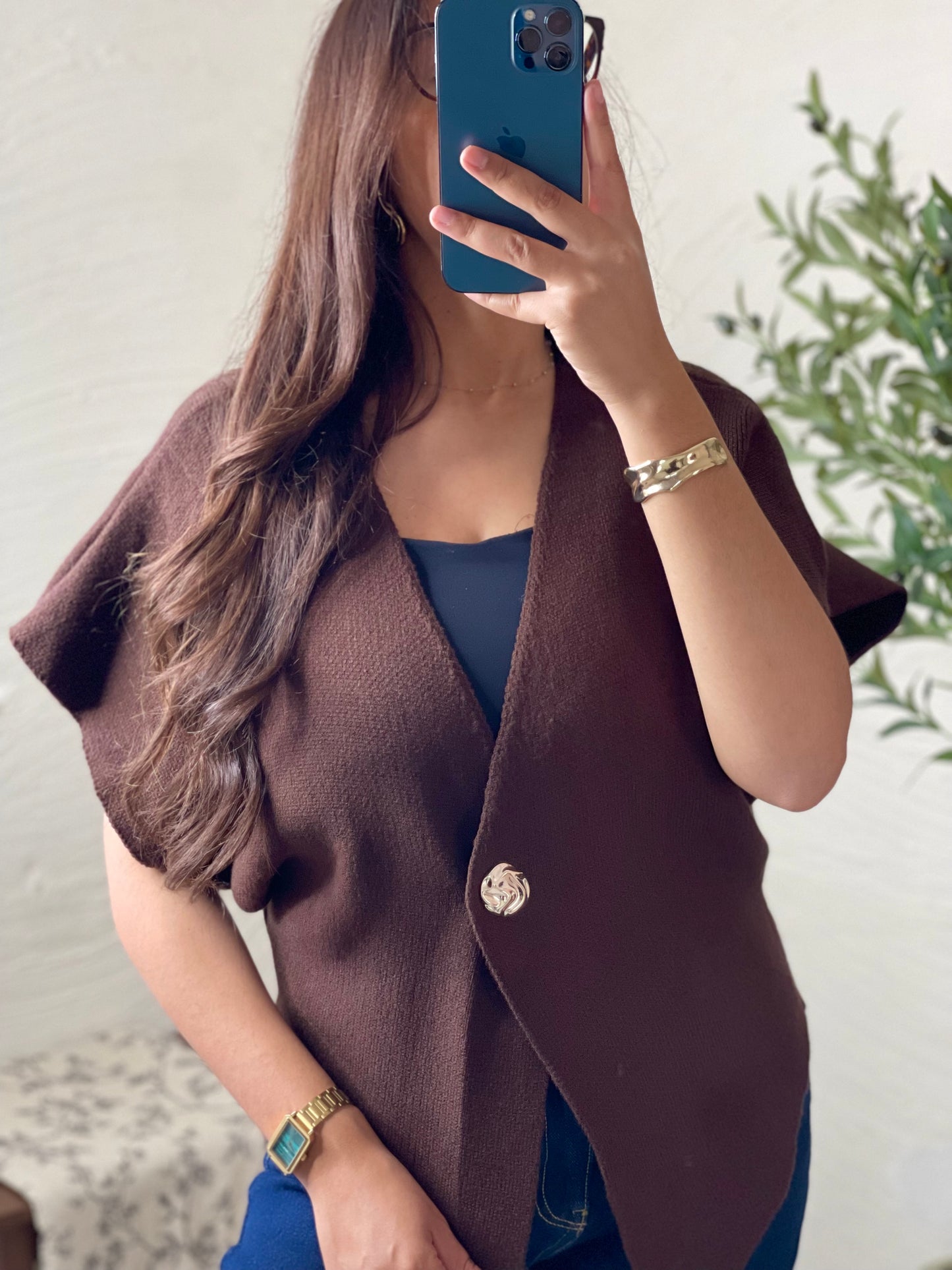 Gilet Lisa - Marron