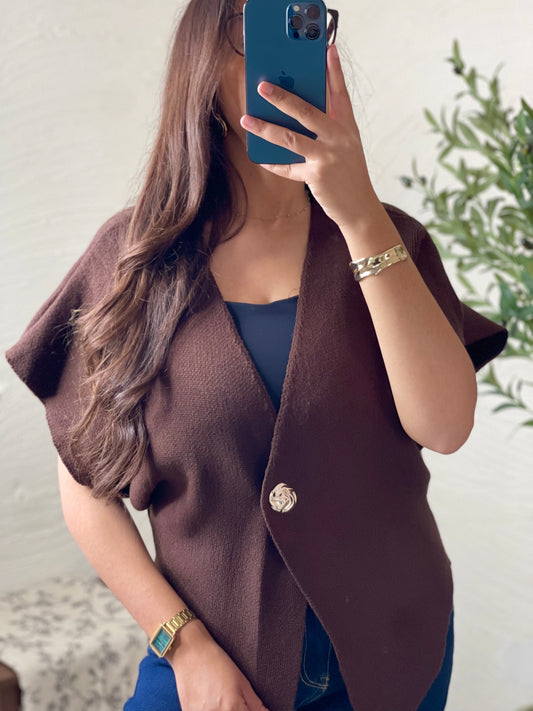 Gilet Lisa - Marron