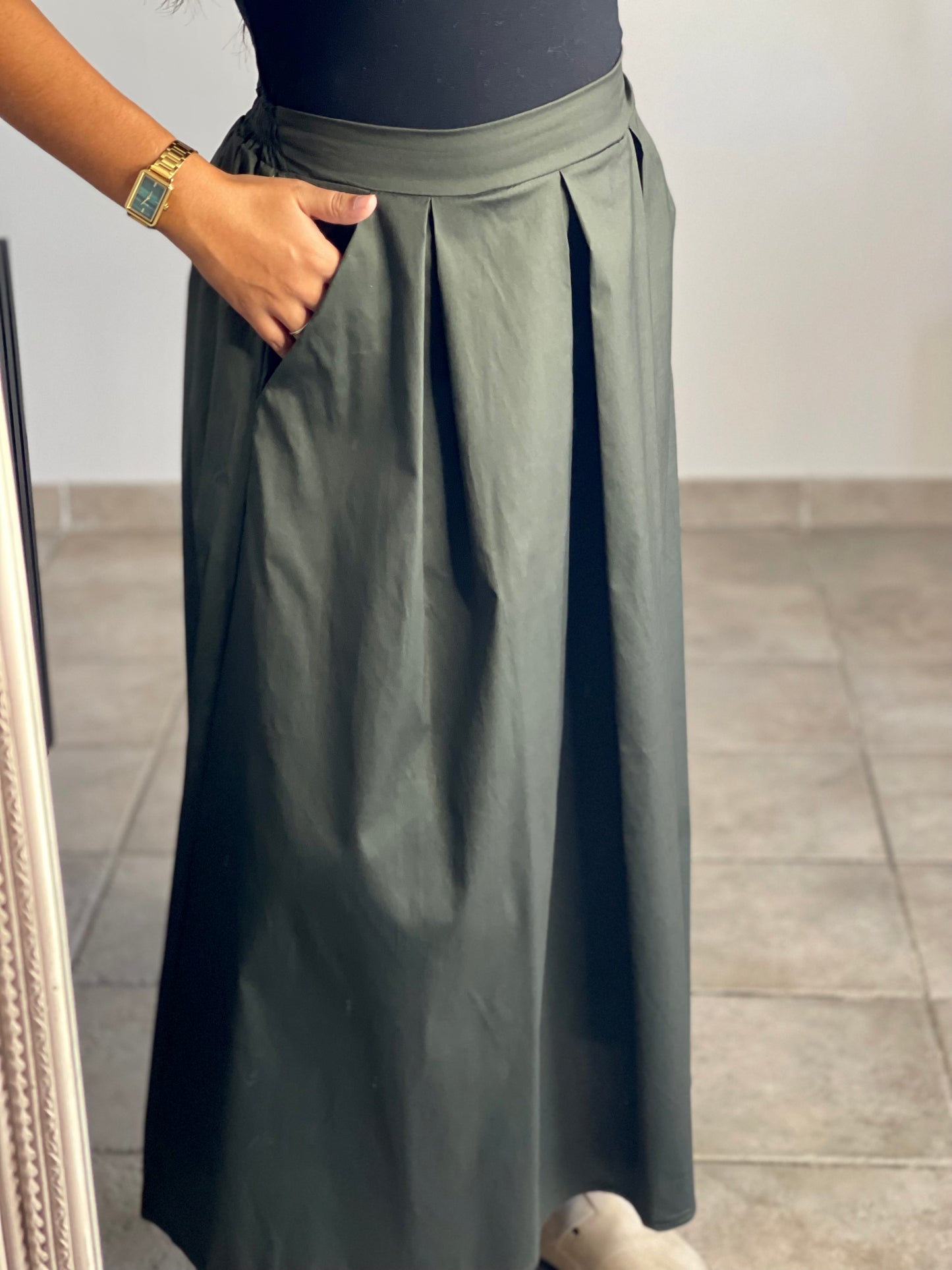 Jupe Tania - Kaki