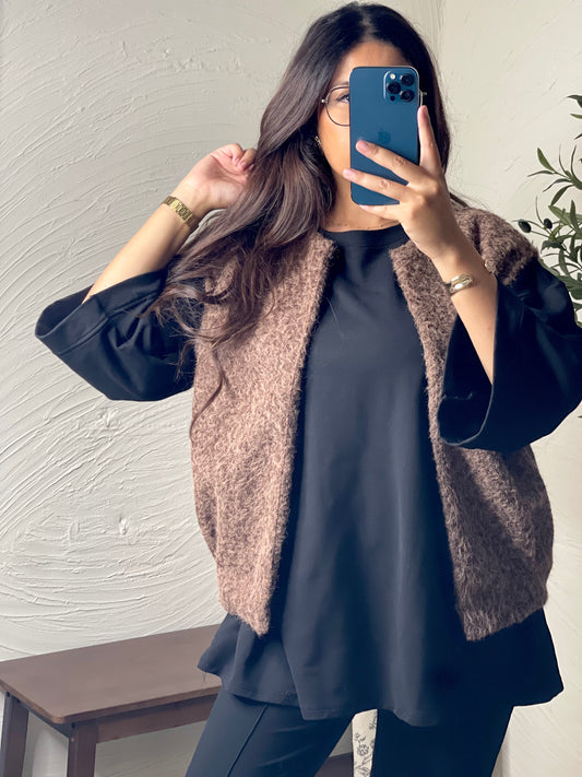 Gilet sans manche - Marron