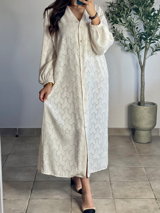 Robe Sofia - Écru